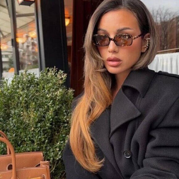 NEW MIU MIU MU11ZSF VAU2Z1 HAVANA WOMEN SUNGLASSES MU11ZS VAU2Z1 - Picture 6 of 10